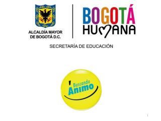 Convenio 2976 Secretaría de Educación Distrital Corporación Buscando Ánimo