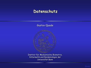 Datenschutz