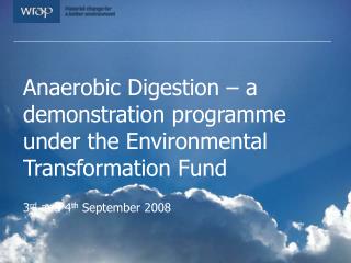 A Defra programme delivered by WRAP with support from the Carbon Trust