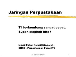 Jaringan Perpustakaan