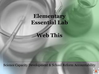 Elementary Essential Lab Web This