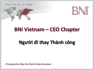BNI Vietnam – CEO Chapter