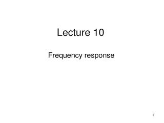 Lecture 10