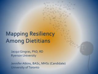 Mapping Resiliency Among Dietitians