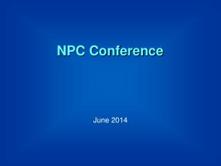 NPC Conference