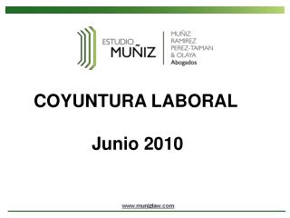 COYUNTURA LABORAL 		Junio 2010