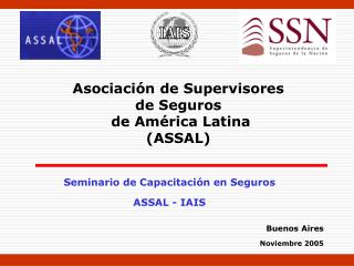 Seminario de Capacitación en Seguros ASSAL - IAIS
