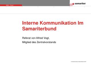 Interne Kommunikation Im Samariterbund