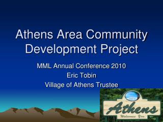 Athens Area Community Development Project