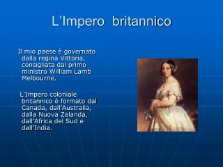 L’Impero britannico
