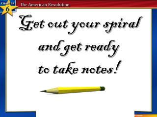 Get out your spiral and get ready to take notes!