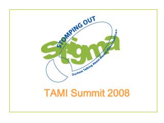 TAMI Summit 2008