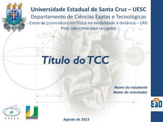TÃ­tulo do TCC