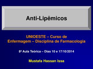 Anti-Lipêmicos