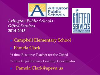 Arlington Public Schools Gifted Services 2014-2015