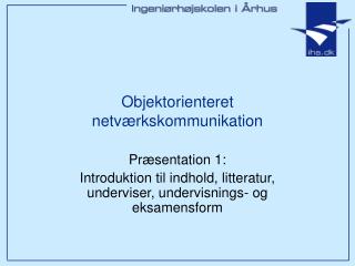 Objektorienteret netværkskommunikation