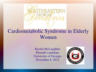 Cardiometabolic Syndrome in Elderly Women