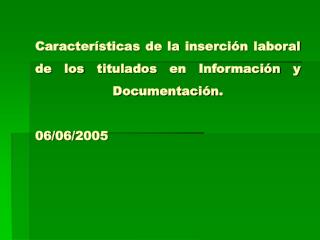 Títulos de Biblioteconomía y de Documentación