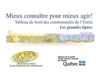 Le développement des communautés