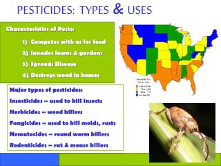 PESTICIDES: TYPES &amp; USES