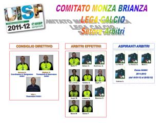 COMITATO MONZA BRIANZA LEGA CALCIO Setore Arbitri
