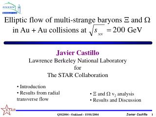 Elliptic flow of multi-strange baryons  and  in Au + Au collisions at GeV