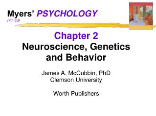 Myers’ PSYCHOLOGY (7th Ed)