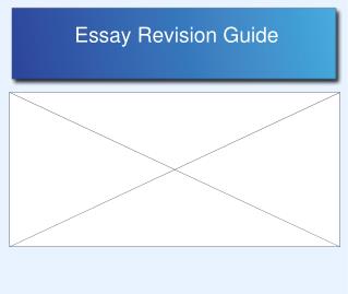 Essay Revision Guide