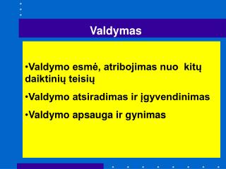 Valdymas