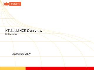 KT ALLIANCE Overview B2B to order