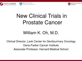 New Clinical Trials in Prostate Cancer