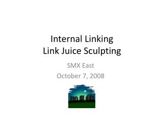 Internal Linking Link Juice Sculpting