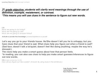Grade_Discipline_Standard Learning Objective Name of Book-Publisher-Date-p.