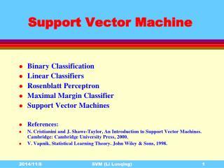 Support Vector Machine