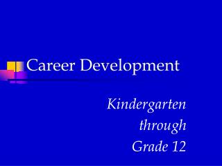 Career Development