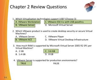 Chapter 2 Review Questions