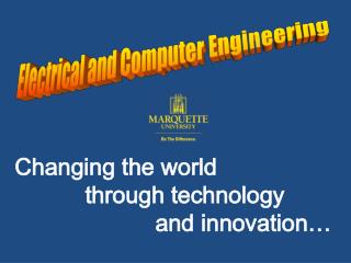 Electrical and Computer Engineering