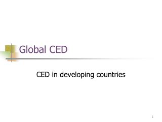 Global CED