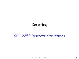 Counting
