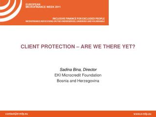 CLIENT PROTECTION – ARE WE THERE YET?