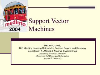 Support Vector Machines