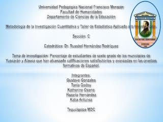 Objetivos de investigación