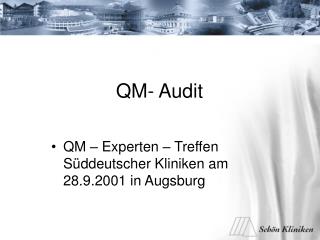 QM- Audit