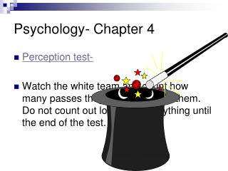 Psychology- Chapter 4