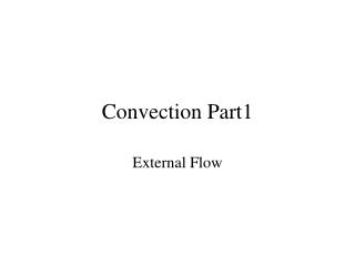 Convection Part1