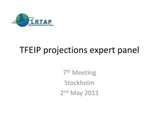 TFEIP projections expert panel