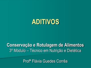 ADITIVOS