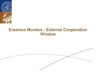 Erasmus Mundus - External Cooperation Window