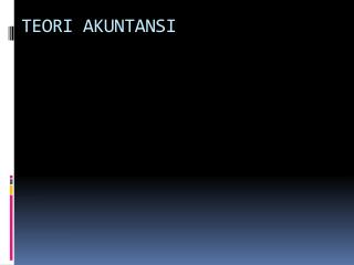 TEORI AKUNTANSI