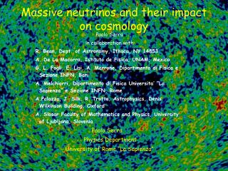 Massive neutrinos and their impact on cosmology